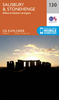 Salisbury & Stonehenge - Wilton & Market Lavington OS Explorer Map 130 (paper)