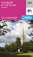 Salisbury & The Plain - Amesbury OS Landranger Map 184 (paper)