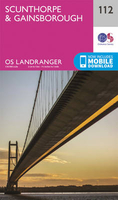 Scunthorpe & Gainsborough OS Landranger Map 112 (paper)