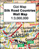 Silk Road Countries Wall Map