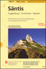 Säntis - Toggenburg - Churfristen - Alpstein Swisstopo Hiking 3301T