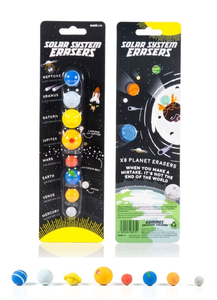 Solar System Eraser Set
