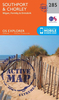 Southport & Chorley - Wigan,  Formby & Ormskirk OS Explorer Active Map 285 (waterproof)