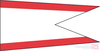 SQUADRON COMMAND Code Signal Pennant - 15 x 12 inch - printed