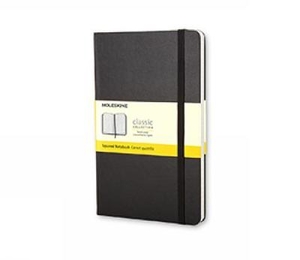 Squared Black Large Notebook