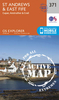 St Andrews & East Fife - Cupar,  Anstruther & Crail OS Explorer Active Map 371 (wateroroof)