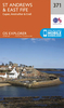 St Andrews & East Fife - Cupar,  Anstruther & Crail OS Explorer Map 371 (paper)
