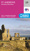 St Andrews,  Kirkcaldy & Glenrothes OS Landranger Map 59 (paper)