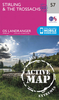Stirling & The Trossachs OS Landranger Active Map 57 (waterproof)