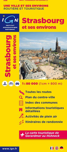 Strasbourg and its Environs IGN Map