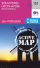 Stratford-upon-Avon,  Warwick & Banbury OS Landranger Active Map 151 (waterproof)