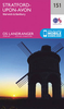 Stratford-upon-Avon,  Warwick & Banbury OS Landranger Map 151 (paper)