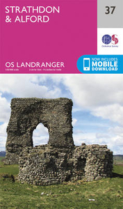 Strathdon & Alford OS Landranger Map 37 (paper)