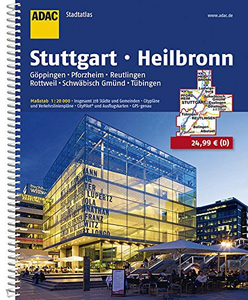 Stuttgart - Heilbronn Region Street Atlas