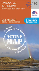 Swansea - Neath & Port Talbot OS Explorer Active Map 165 (wateproof)
