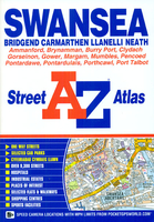 Swansea,  Bridgend,  Carmarthen,  Llanelli & Neath A-Z Street Atlas