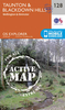 Taunton & Blackdown Hills - Wellington & Ilminster OS Explorer Active Map 128 (waterproof)