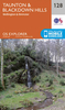 Taunton & Blackdown Hills - Wellington & Ilminster OS Explorer Map 128 (paper)