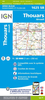 Thouars - Airvault IGN 25K Série Bleue Map 1625SB