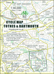 Totnes & Dartmouth Cycle Map