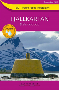 Treriksröset - Rostojavri Lantmateriet BD1