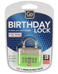 TSA Approved Date Combination Lock