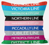 Tube Line Colour Key Cushion