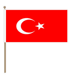 Turkey Hand Flag