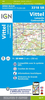 Vittel - Lamarche - Contrexeville IGN 25K Série Bleue Map 3318SB