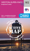 Weston-super-Mare,  Bridgwater & Wells OS Landranger Active Map 182 (waterproof)
