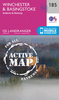 Winchester,  Basingstoke,  Andover & Romsey OS Landranger Active Map 185 (waterproof)