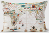 World in 1623 Cushion