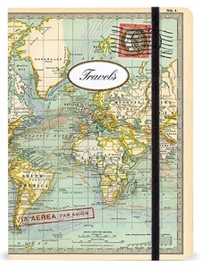 World Map 2 Travels Notebook Small