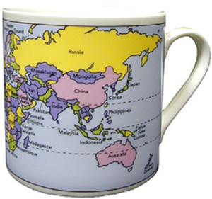 World Map Mug
