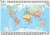 World Michelin Wall Map PAPER