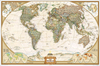 World NGS Executive Mural Wall Map 3-SHEET SET PAPER