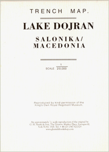 World War I Macedonian Front: Lake Dorjan