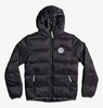 Crewkerne Boy - Water-Resistant Hooded Puffer Jacket for Boys 8-16 - Black - DC Shoes