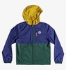 Dagup Triple Block - Water-Resistant Windbreaker for Boys 8-16 - Blue - DC Shoes