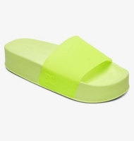 DC - Platform Slides for Women - Yellow - DC Shoes