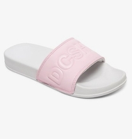 DC Slides - Slides for Girls 8-16 - Grey - DC Shoes