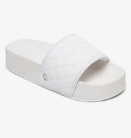 DC Slides Platform SE - Platform Slides for Women - White - DC Shoes