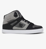 Pure High-Top - Leather High-Top Shoes for Men - Black - DC Shoes