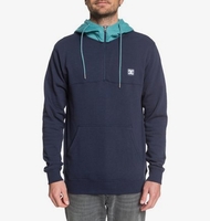 Rebel - Half-Zip Hoodie for Men - Blue - DC Shoes