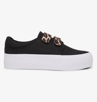 Trase Platform - Flatform Shoes for Women - Red - DC Shoes