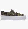 Trase Platform TX - Leather Flatform Shoes for Women - Grey - DC Shoes