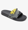 Williams Slides - Leather Slides for Men - Grey - DC Shoes