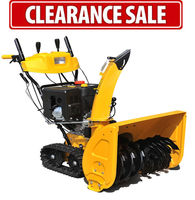 MD SnowCAT 2-stage Snow Blower with Caterpillar Tracks