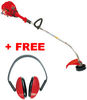 VICTUS VB260-TR CURVED-SHAFT PETROL GRASS TRIMMER + FREE EAR DEFENDERS (4175114)