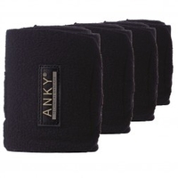 Anky Black Horse Bandages (Colour: Black,  Size: One Size)